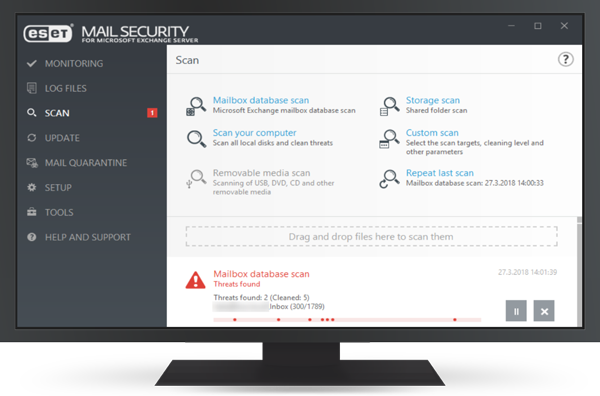 monitor ESET protect